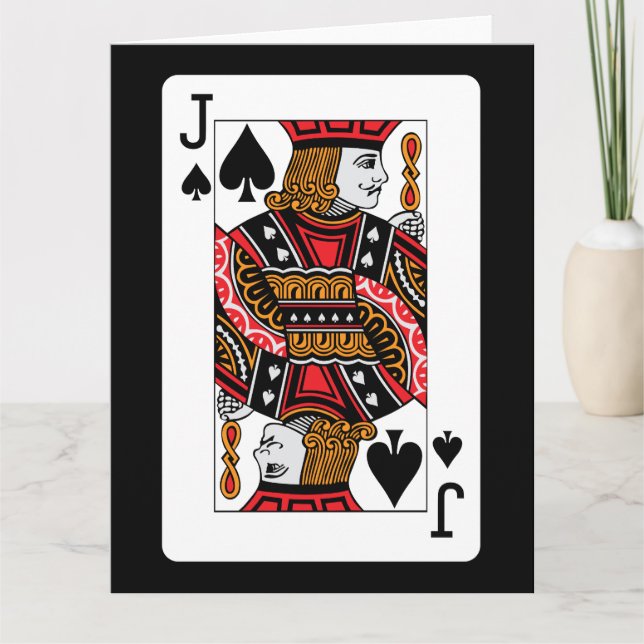 Jack of Spades Card (Front)