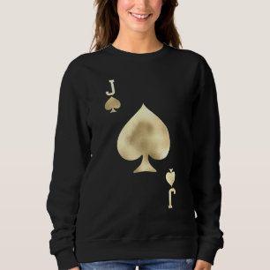 Jack Of Spades - Playing Card Halloween Costume Sweatshirt
