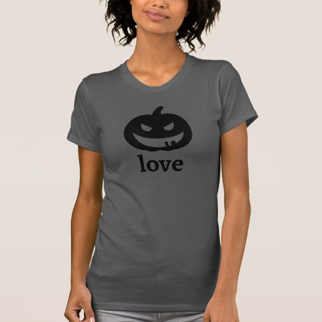 Jack O'Lantern Love T-Shirt (Front)