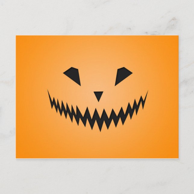 Jack O'Lantern Postcard (Front)