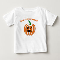 Jack O'Lantern, Pumpkin Face Baby T-Shirt