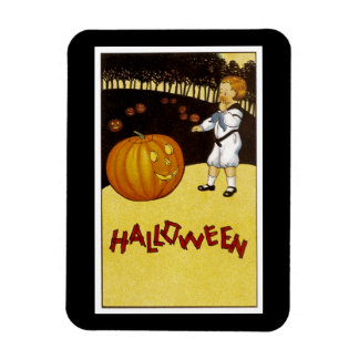 Jack o'Lantern Pumpkin Patch Halloween Magnet