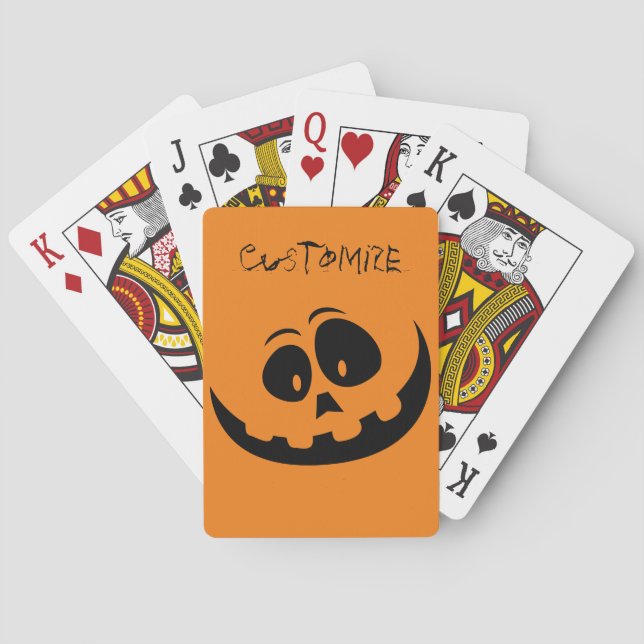 Jack O'lantern Smile Thunder_Cove Playing Cards (Back)