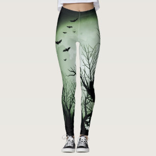 Jack O'Lanterns At Night Leggings