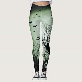 Jack O'Lanterns At Night Leggings