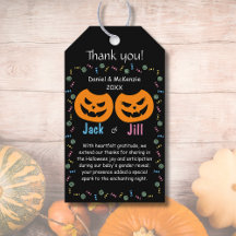 Jack or Jill O-Lantern Gender Reveal Thank You