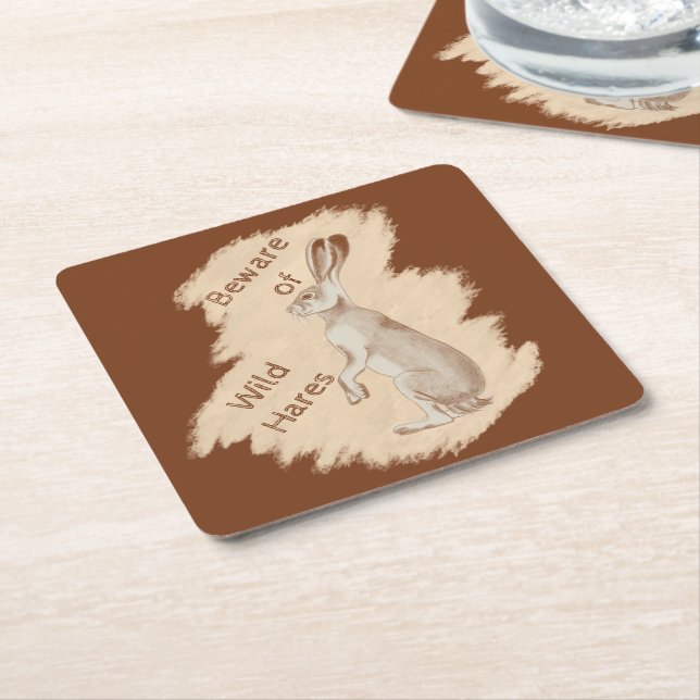 Jack Rabbit and Friends Paper Coaster (Angled)
