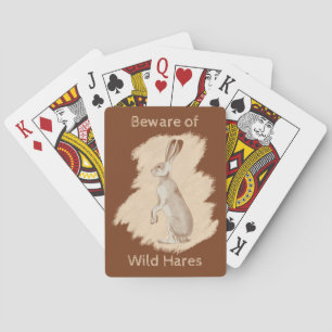 Jack Rabbit and Friends Playing Cards