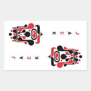 JACK RECTANGULAR STICKER