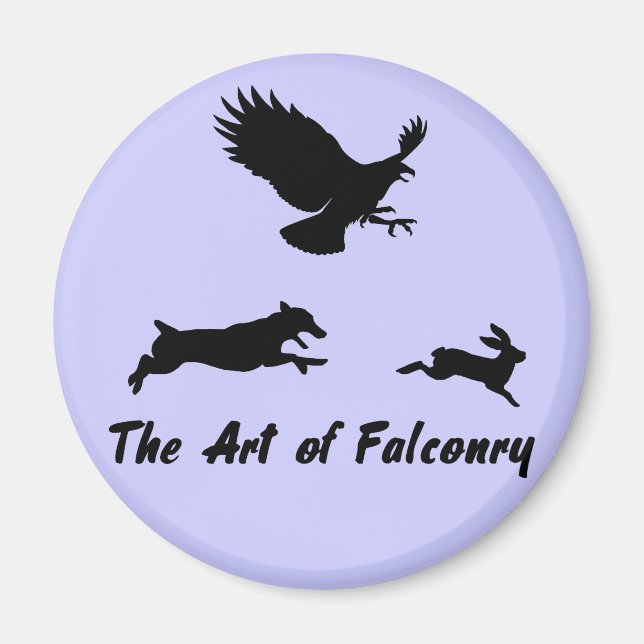 Jack Russel and Falconry Magnet (Front)