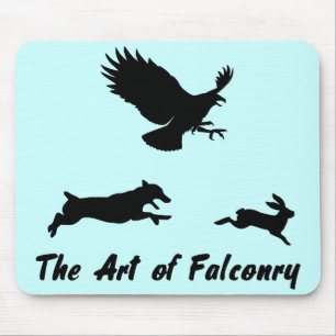 Jack Russel and Falconry Mouse Pad