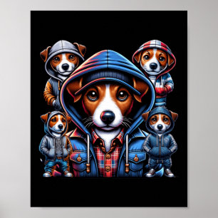 Jack Russel Gangster Dogs  Poster