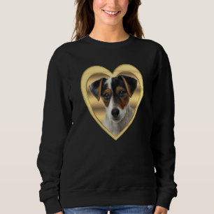 Jack Russel Terrier Dog Heart Jack Russel Terrier Sweatshirt