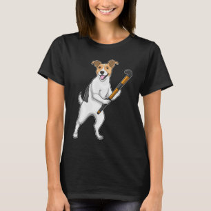 Jack Russel Terrier Hockey Hockey stick T-Shirt