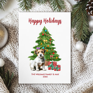 Jack Russel Terrier Holiday Card