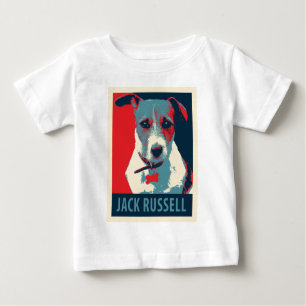 Jack Russel Terrier Political Hope Parody Baby T-Shirt