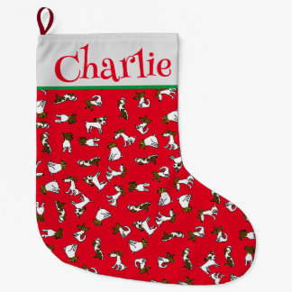 Jack Russell Christmas Stocking