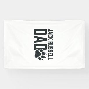 Jack Russell Dad Vintage Paw Print Shirt Design_1 Banner