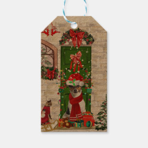 Jack Russell Dog Christmas Gift Tags