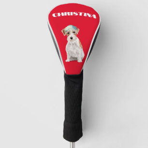 Jack Russell Dog Lover Red Personal Golf Head Cover