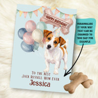 Jack Russell Dog Mum/Dad Birthday