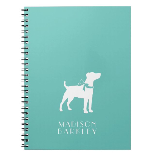 Jack Russell Dog Terrier Puppy Notebook (Front)
