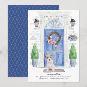 Jack Russell Front Door Moving Announcement