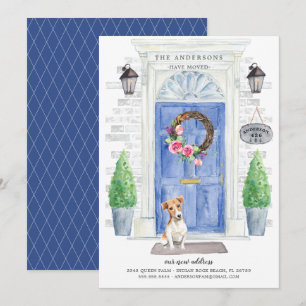 Jack Russell Front Door Moving Announcement