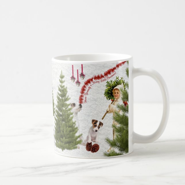 Jack Russell Have Yourself a Merry Christmas Coffee Mug (Right)