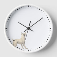 Jack Russell Looking at Clock Hands Dog Clock