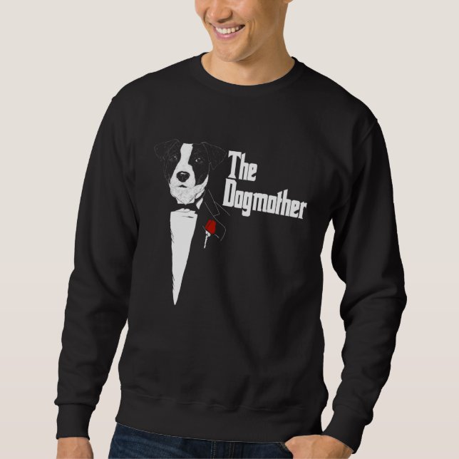 Jack Russell Mom The DogMother Jack Russell Terrie Sweatshirt (Front)