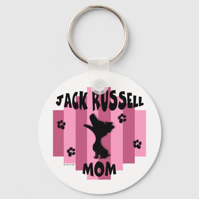 Jack Russell Mum Keychain (Front)