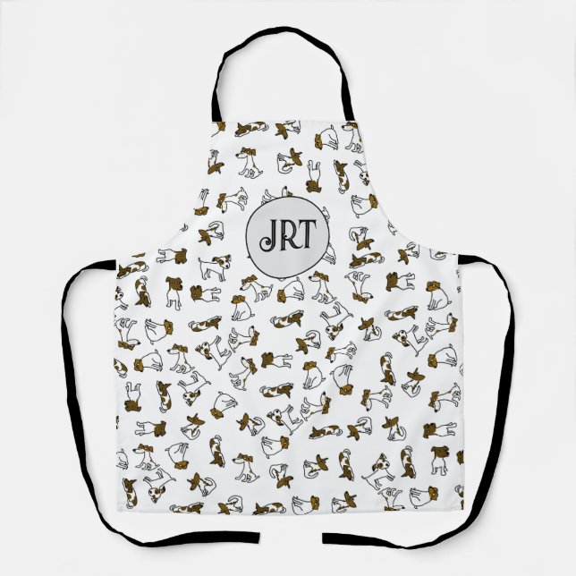 Jack Russell Personalized Apron (Front)