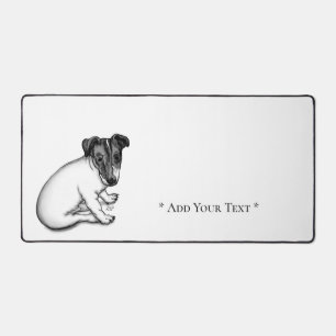 Jack Russell Puppy 10 weeks old Desk Mat