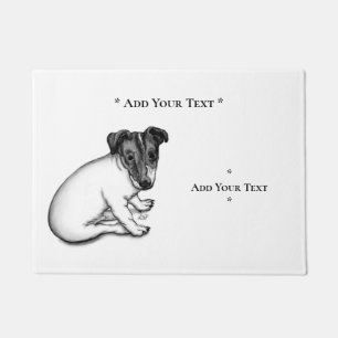 Jack Russell Puppy 10 weeks old Doormat