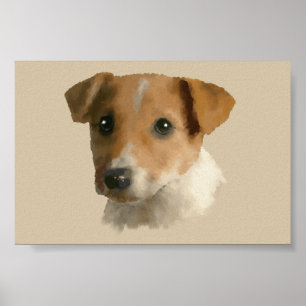 Jack Russell Puppy Poster