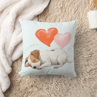 Jack Russell Terrier 寝ている姿がかわいい子犬ちゃん♡ Cushion