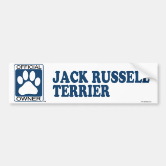 Jack Russell Terrier Blue Bumper Sticker