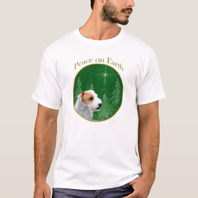 Jack Russell Terrier (broken) Peace T-Shirt (Front)