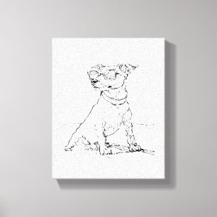 Jack Russell Terrier Canvas Print