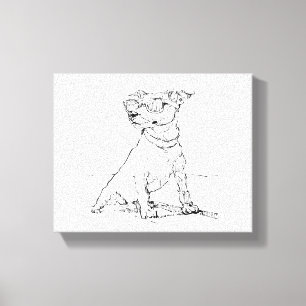 Jack Russell Terrier  Canvas Print