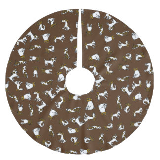 Jack Russell Terrier Cartoon Tree Skirt