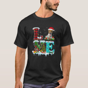 Jack Russell Terrier Christmas Tree Light Pajama D T-Shirt