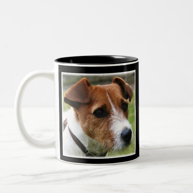 Jack Russell Terrier Customisable Mug (Left)