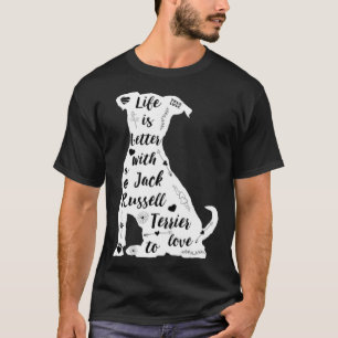 Jack Russell Terrier Design for Terrier Dog Lovers T-Shirt