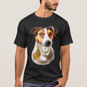 Jack Russell Terrier Dog Breed Portrait 2 T-Shirt