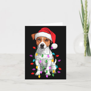 Jack Russell Terrier Dog Christmas Sweater Xmas Pe Card