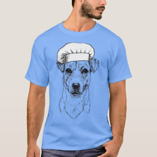 Jack Russell Terrier Dog Cook Chef Funny Cooking T-Shirt