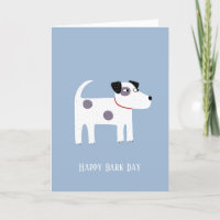 Jack Russell Terrier Dog Custom Text Card