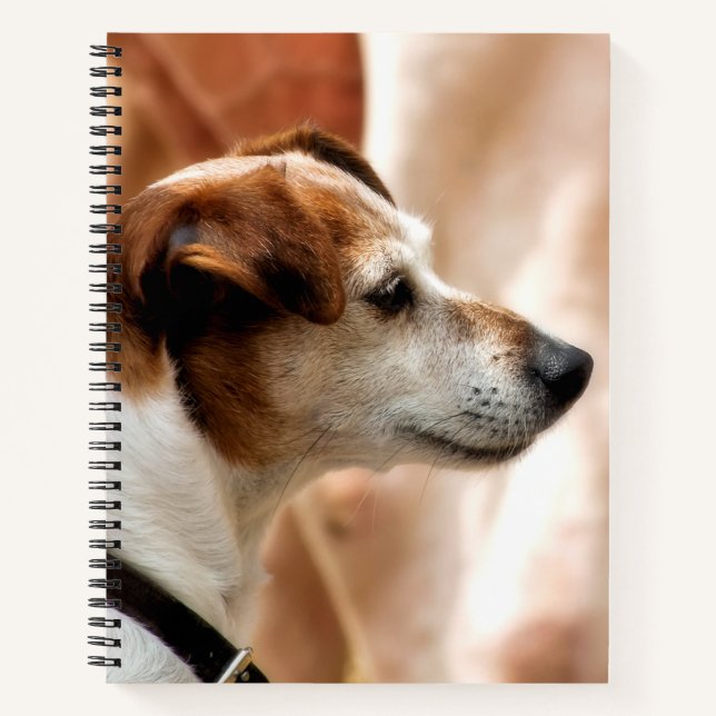 JACK RUSSELL TERRIER DOG NOTEBOOK (Front)
